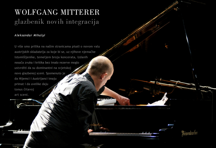 A. Mihalyi: Wolfgang Mitterer